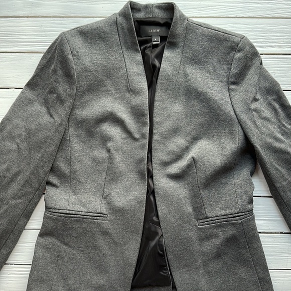 J. Crew Going Out Blazer in Grey size 8 - Picture 8 of 11